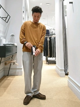 「yaeca contempo」｜D.nakamuraさん（メンズ・170cm）の秋コーディネート