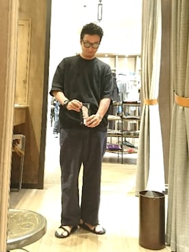 「FAT(エフエイティー)のアイテム(パンツ)」を使った、D.nakamuraさん(メンズ・170cm)の夏コーディネート