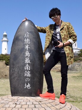 「ALIVE（アライブ）のアイテム（アクセサリー）」を使った、たっくん。さん（メンズ・181cm）の冬コーディネート