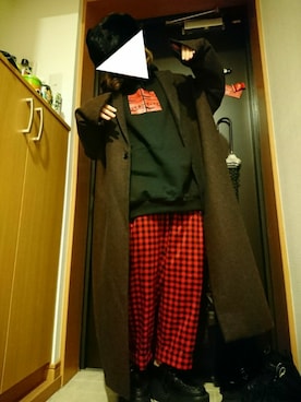 「wearhalloween2017」｜「アイテム（チェスターコート）」を使った、fｕｍｉｎｏ.さん（レディース・155cm）の秋コーディネート