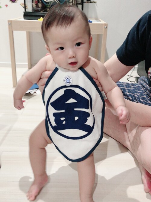 Rikutokuuto 赤ちゃん本舗のスタイ よだれかけを使ったコーディネート Wear
