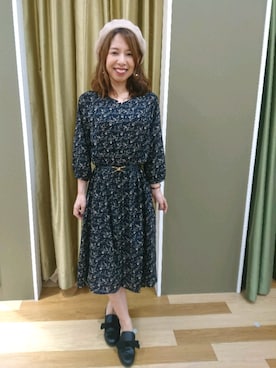 「シャツディガン」｜Harukaさん（レディース・153cm）の秋コーディネート