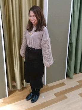 Harukaさん（レディース・153cm）の冬コーディネート