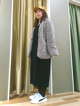 Harukaさん（レディース・153cm）の冬コーディネート