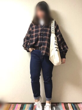 「CONVERSE（コンバース）のCONVERSE コンバース ジャック パーセル / JACK PURCEL（スニーカー）」を使った、アヒルさん（レディース・165cm）の春コーディネート