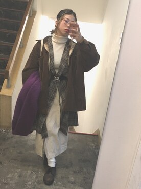 マンモスコスモスさん（レディース・151cm）の冬コーディネート