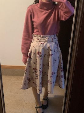 「she mo shelly（シーモシェリー）のアイテム」を使った、sgrさん（レディース・155cm）の秋コーディネート