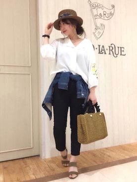 Suzuさん（レディース・158cm）の春コーディネート