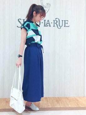 Suzuさん（レディース・158cm）の春コーディネート