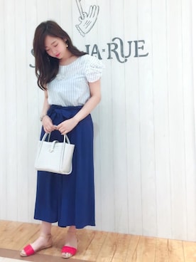 Suzuさん（レディース・158cm）の春コーディネート