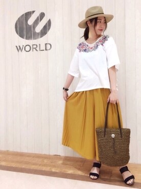 Suzuさん(レディース・158cm)の夏コーディネート