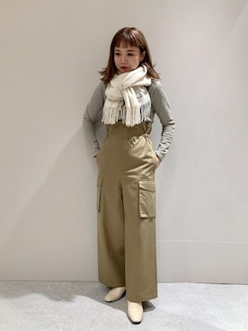 「U by SPICK&SPAN（ユーバイスピックアンドスパン）のアイテム」を使った、karinさん（レディース・158cm）の秋コーディネート