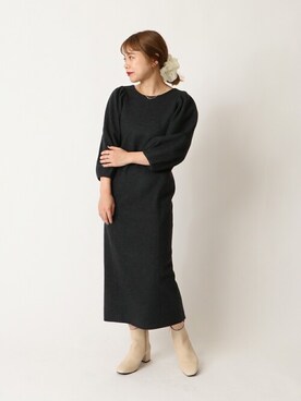 「U by SPICK&SPAN（ユーバイスピックアンドスパン）のアイテム」を使った、karinさん（レディース・158cm）の秋コーディネート