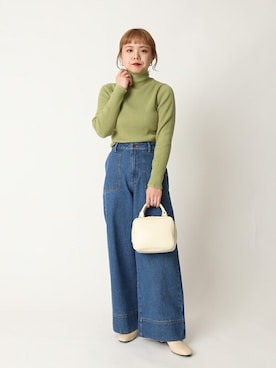 「U by SPICK&SPAN（ユーバイスピックアンドスパン）のアイテム」を使った、karinさん（レディース・158cm）の冬コーディネート