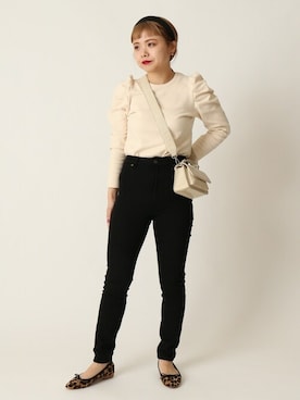 「U by SPICK&SPAN（ユーバイスピックアンドスパン）のアイテム」を使った、karinさん（レディース・158cm）の冬コーディネート