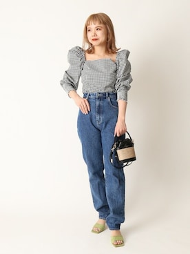 「U by SPICK&SPAN（ユーバイスピックアンドスパン）のアイテム」を使った、karinさん（レディース・158cm）の春コーディネート