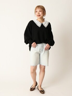 「U by SPICK&SPAN（ユーバイスピックアンドスパン）のアイテム」を使った、karinさん（レディース・158cm）の春コーディネート