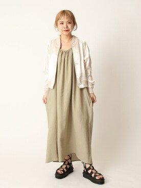 「U by SPICK&SPAN（ユーバイスピックアンドスパン）のアイテム」を使った、karinさん（レディース・158cm）の春コーディネート