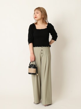 「U by SPICK&SPAN（ユーバイスピックアンドスパン）のアイテム」を使った、karinさん（レディース・158cm）の春コーディネート