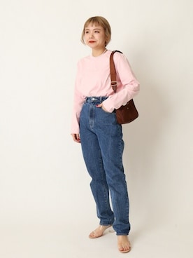 「U by SPICK&SPAN（ユーバイスピックアンドスパン）のアイテム」を使った、karinさん（レディース・158cm）の春コーディネート