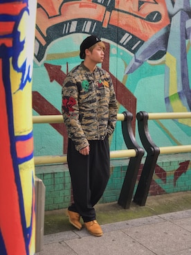 たくやさん（メンズ・184cm）の春コーディネート