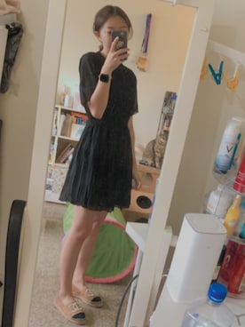 「CHANEL（シャネル）のアイテム（Shoes、ベージュ系）」を使った、黃以葯さん（レディース・155cm）の秋コーディネート