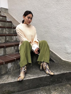 Akaneさん(レディース・155cm)の冬コーディネート