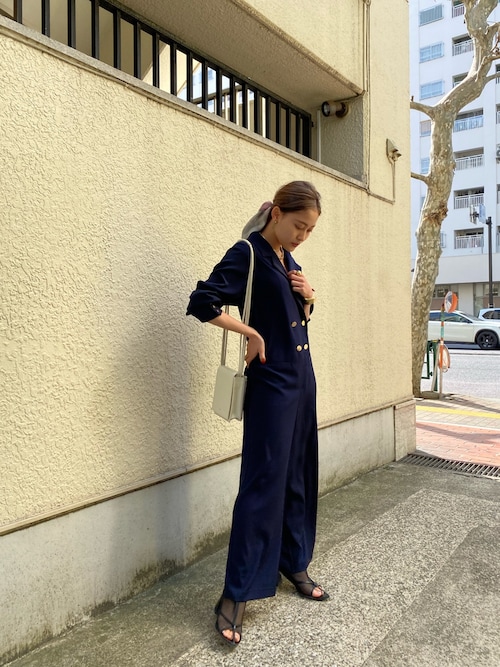 サロペット・オーバーオール・オールインワン Ameri VINTAGE BLAZER PLAYFUL ROMPERS Ameri（アメリ）の「BLAZER PLAYFUL ROMPERS（つなぎ/オールインワン