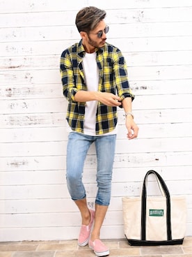 JIGGYS SHOP PRESSさん（メンズ・180cm）の春コーディネート