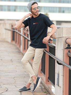 「jiggys shop（ジギーズショップ）のアイテム」を使った、JIGGYS SHOP PRESSさん（メンズ・180cm）の春コーディネート