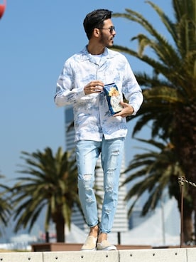 「jiggys shop（ジギーズショップ）のアイテム」を使った、JIGGYS SHOP PRESSさん（メンズ・180cm）の春コーディネート