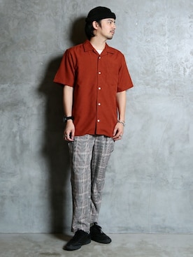 Niirus ニールス の 半袖 メンズ オープンカラー シャツ シャツ ブラウス Wear