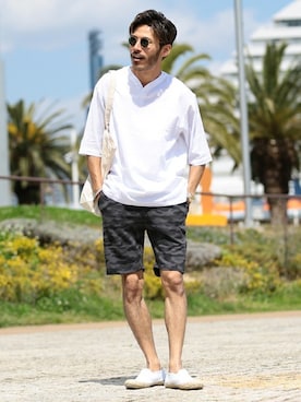 「jiggys shop（ジギーズショップ）のアイテム」を使った、JIGGYS SHOP PRESSさん（メンズ・180cm）の春コーディネート