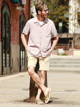 「jiggys shop（ジギーズショップ）のアイテム」を使った、JIGGYS SHOP PRESSさん（メンズ・180cm）の夏コーディネート