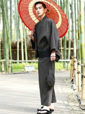 「jiggys shop（ジギーズショップ）のアイテム」を使った、JIGGYS SHOP PRESSさん（メンズ・180cm）の夏コーディネート