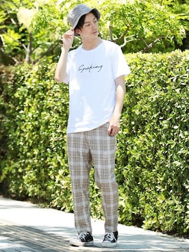 「jiggys shop（ジギーズショップ）のアイテム」を使った、JIGGYS SHOP PRESSさん（メンズ・177cm）の夏コーディネート