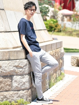 「jiggys shop（ジギーズショップ）のアイテム」を使った、JIGGYS SHOP PRESSさん（メンズ・177cm）の夏コーディネート