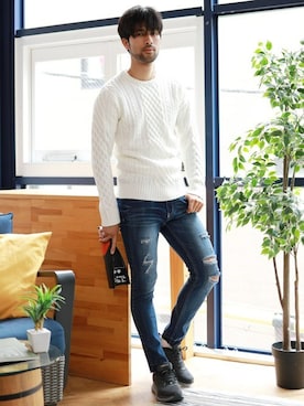 「jiggys shop（ジギーズショップ）のアイテム」を使った、JIGGYS SHOP PRESSさん（メンズ・183cm）の秋コーディネート