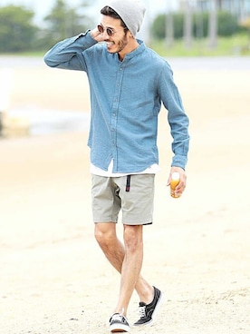 「jiggys shop（ジギーズショップ）のアイテム」を使った、JIGGYS SHOP PRESSさん（メンズ・180cm）の夏コーディネート