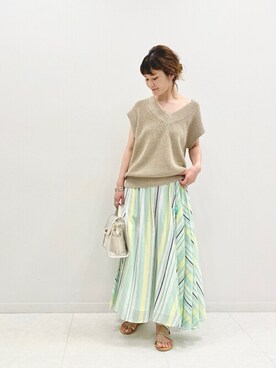 RIKAさん（レディース・160cm）の春コーディネート