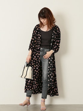 RIKAさん（レディース・160cm）の夏コーディネート