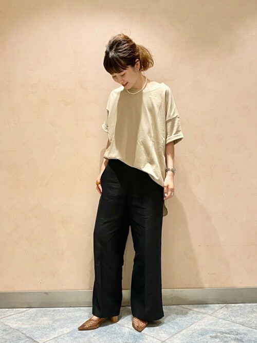 Spick and Span✨リネン コットン パンツ Spick & Span｜スピック アンド スパンのパンツ（リネン・麻