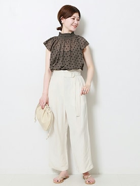 RIKAさん（レディース・160cm）の夏コーディネート