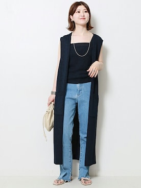 RIKAさん(レディース・160cm)の夏コーディネート