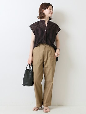 RIKAさん（レディース・160cm）の夏コーディネート