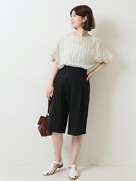 RIKAさん（レディース・160cm）の夏コーディネート