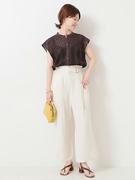 RIKAさん（レディース・160cm）の夏コーディネート