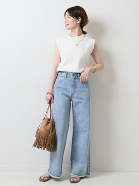 RIKAさん（レディース・160cm）の夏コーディネート