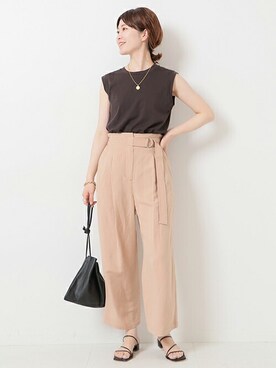 RIKAさん(レディース・160cm)の夏コーディネート