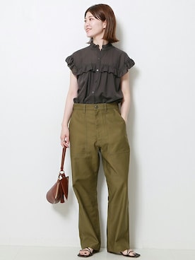 RIKAさん（レディース・160cm）の夏コーディネート